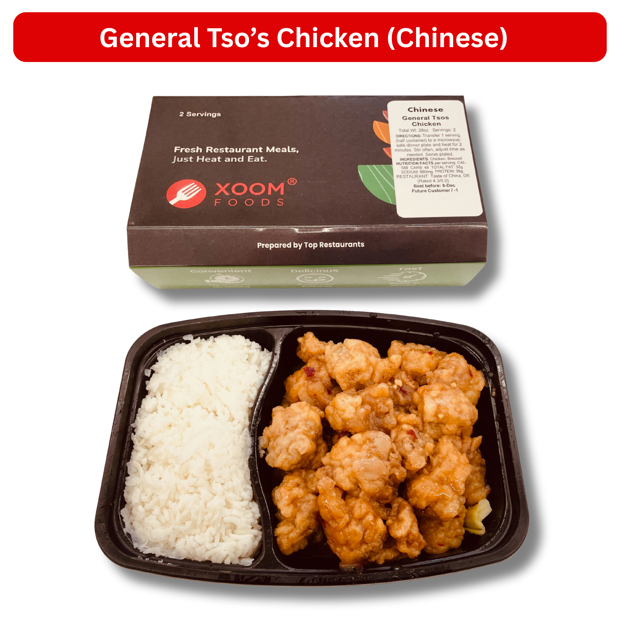 All Chinese Restaurant Meals (8 Servings)