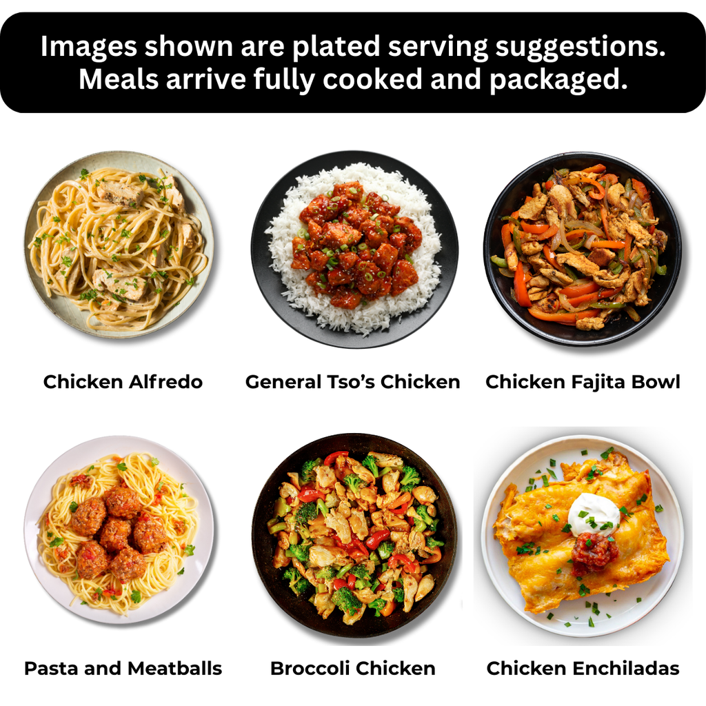 6 Italian + Chinese + Mexican Restaurant Meals (Box 6M1)