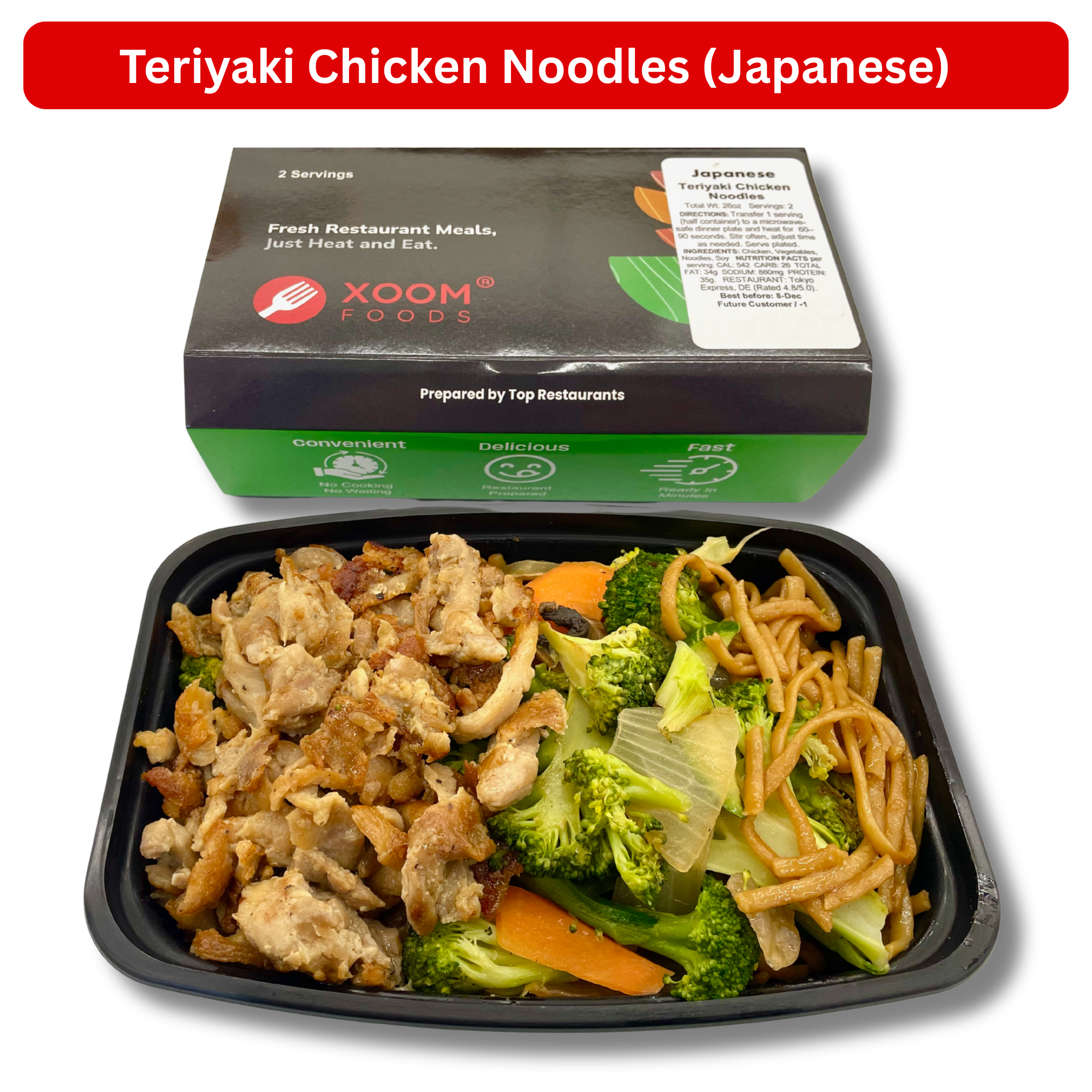 Italian + Japanese Restaurant Meals (8 Servings)