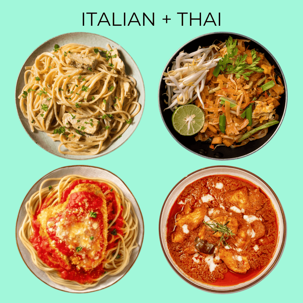 Italian + Thai Restaurant Meals (8 Servings)