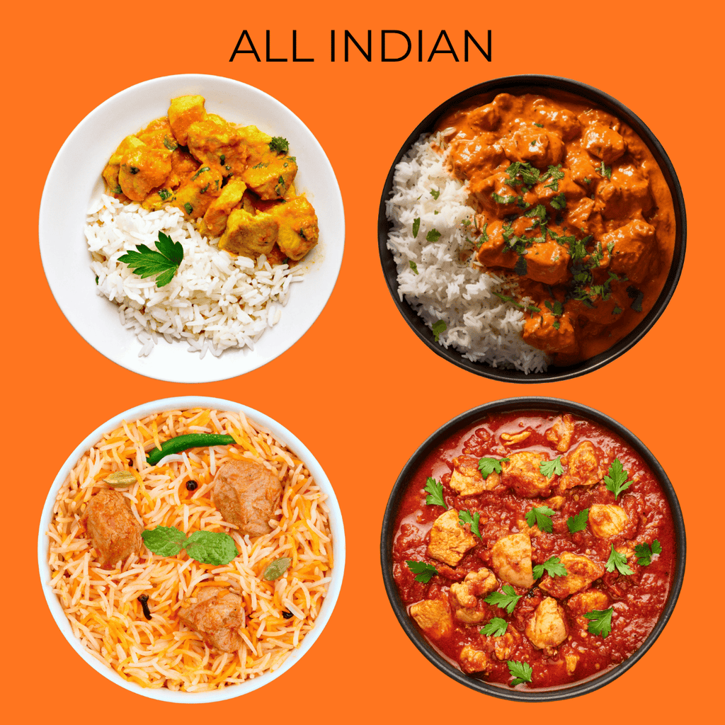 All Indian Restaurant Meals (8 Servings)