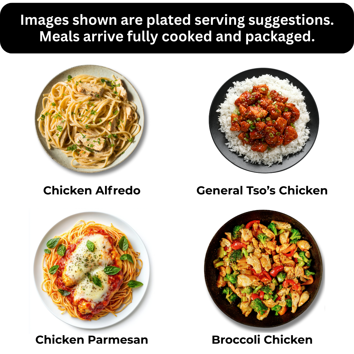 4 Italian + Chinese Restaurant Meals (Box 4M1)